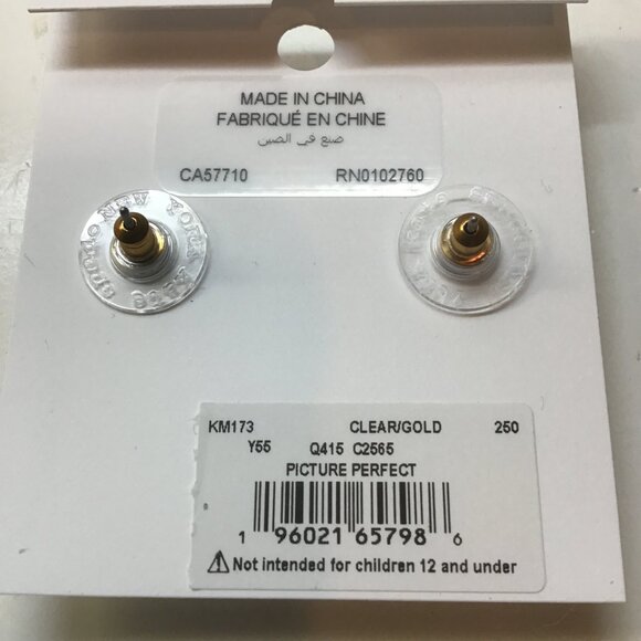 Kate Spade New Gold Camera Earrings - Picture 3 of 3